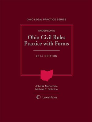 cover image of Anderson's Ohio Civil Rules Practice with Forms